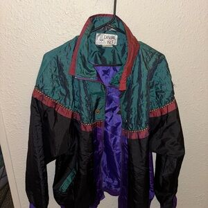 Casual Isle Vintage Windbreaker Jacket XL
